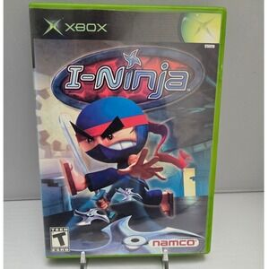 I-Ninja (2003) - Microsoft Xbox - Complete CIB - Case Disc Manual Working